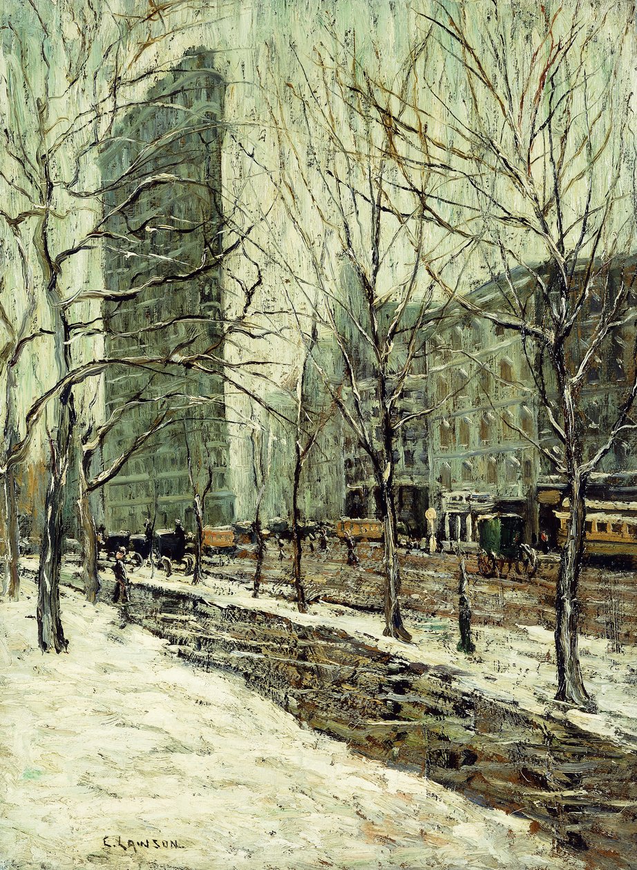 A Flatiron épület alkotó: Ernest Lawson