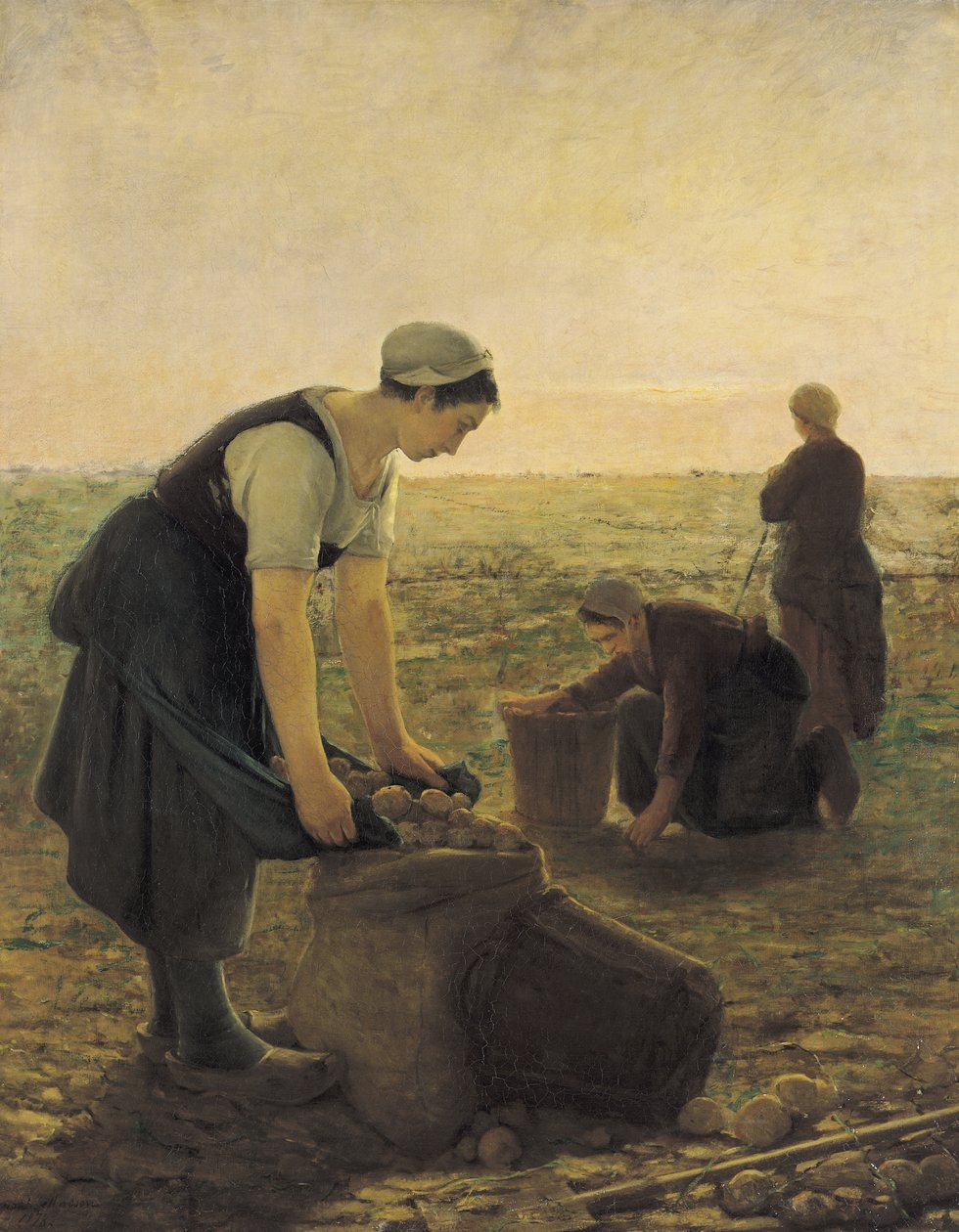 A burgonyaszüret alkotó: Ernest Masson
