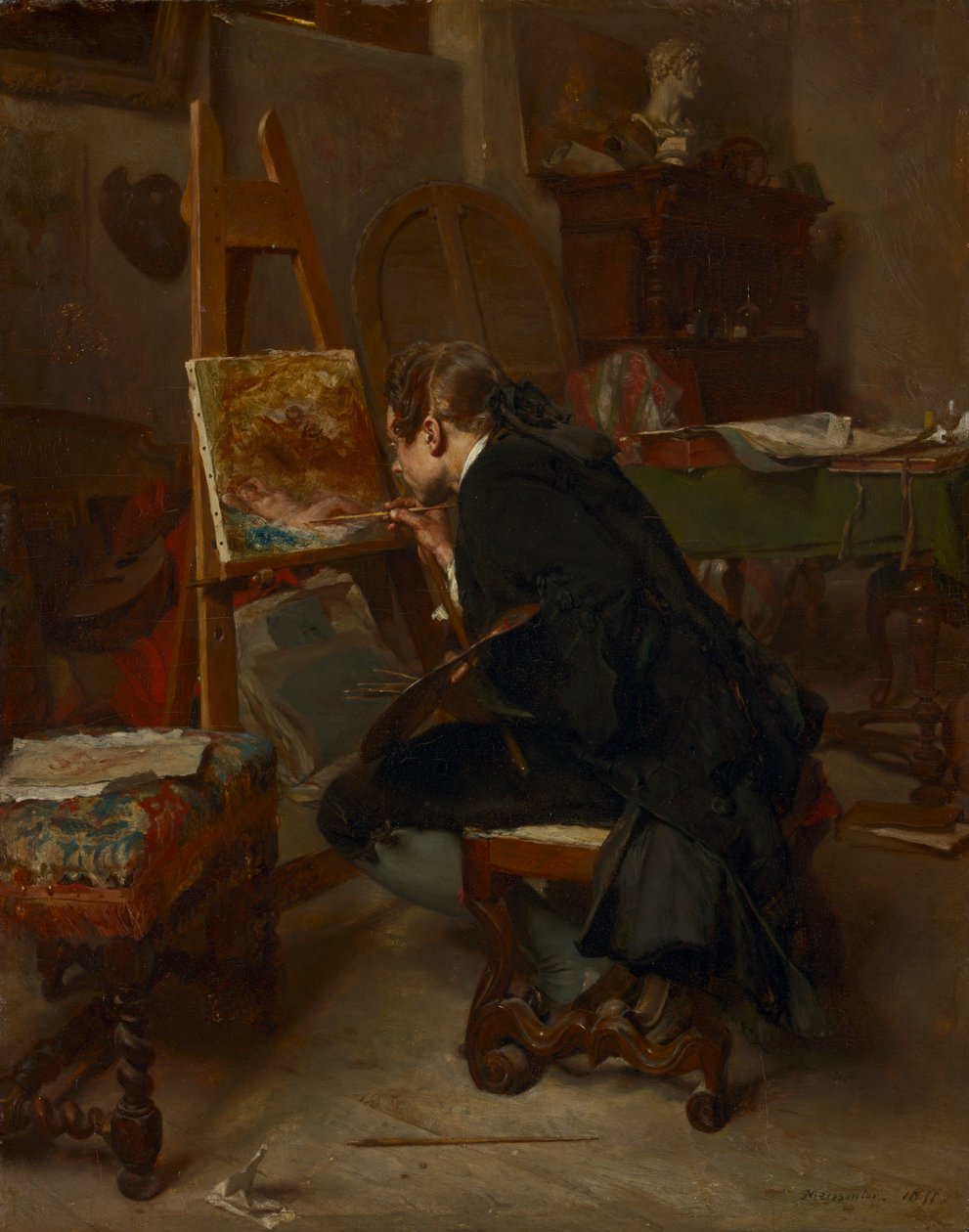 Egy festő alkotó: Ernest Meissonier