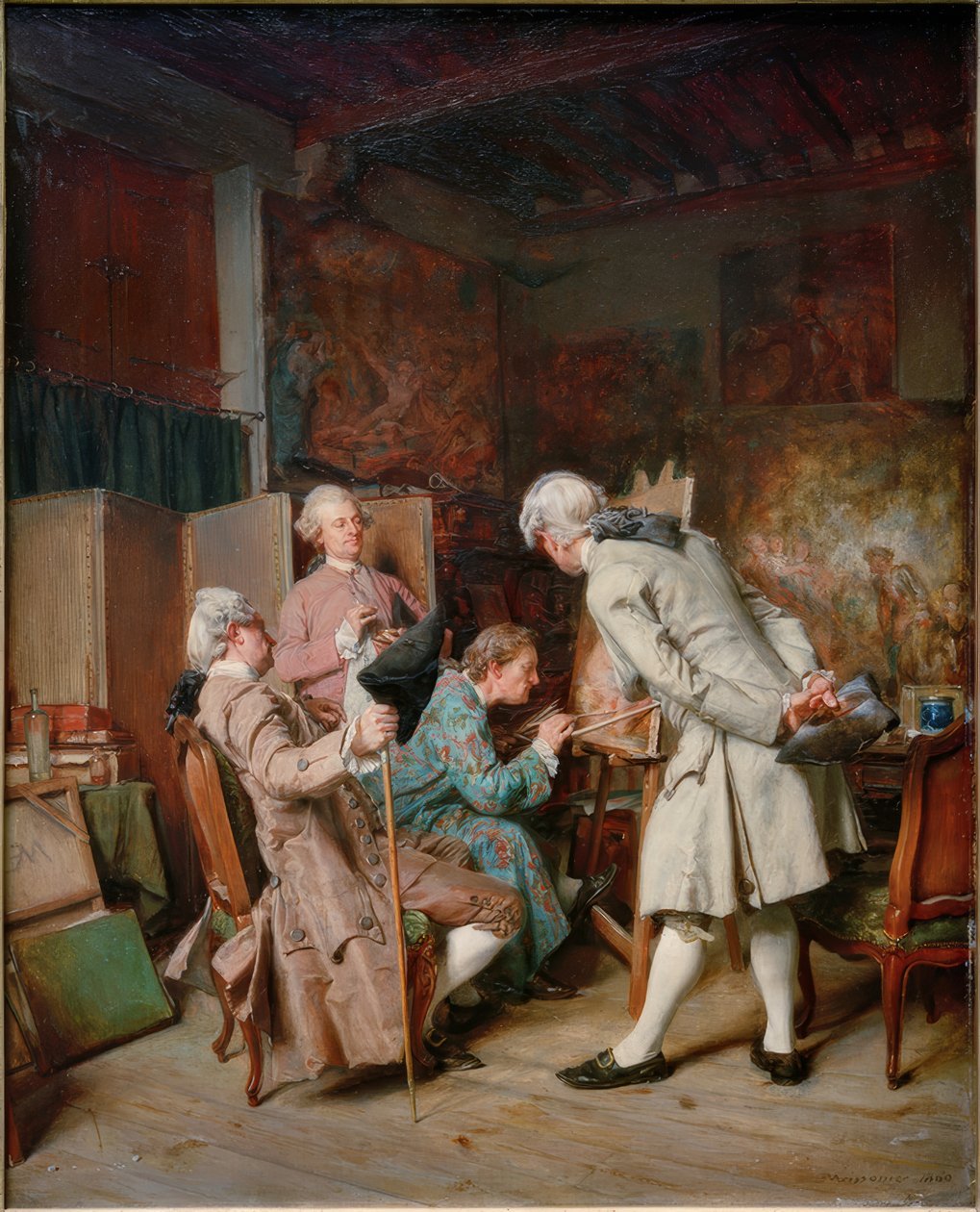 A festészet szerelmesei alkotó: Ernest Meissonier