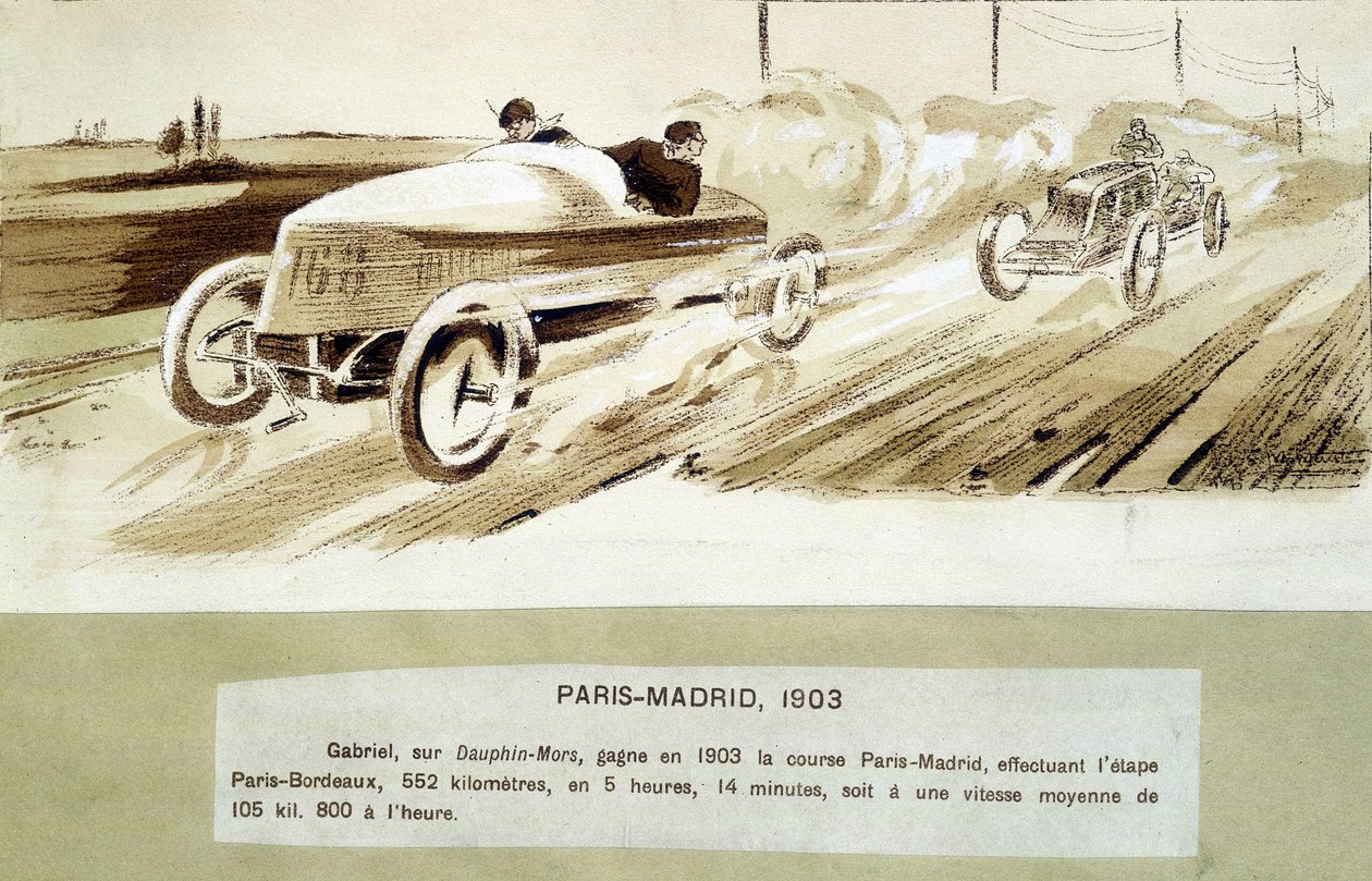 Párizs-Madrid verseny alkotó: Ernest Montaut