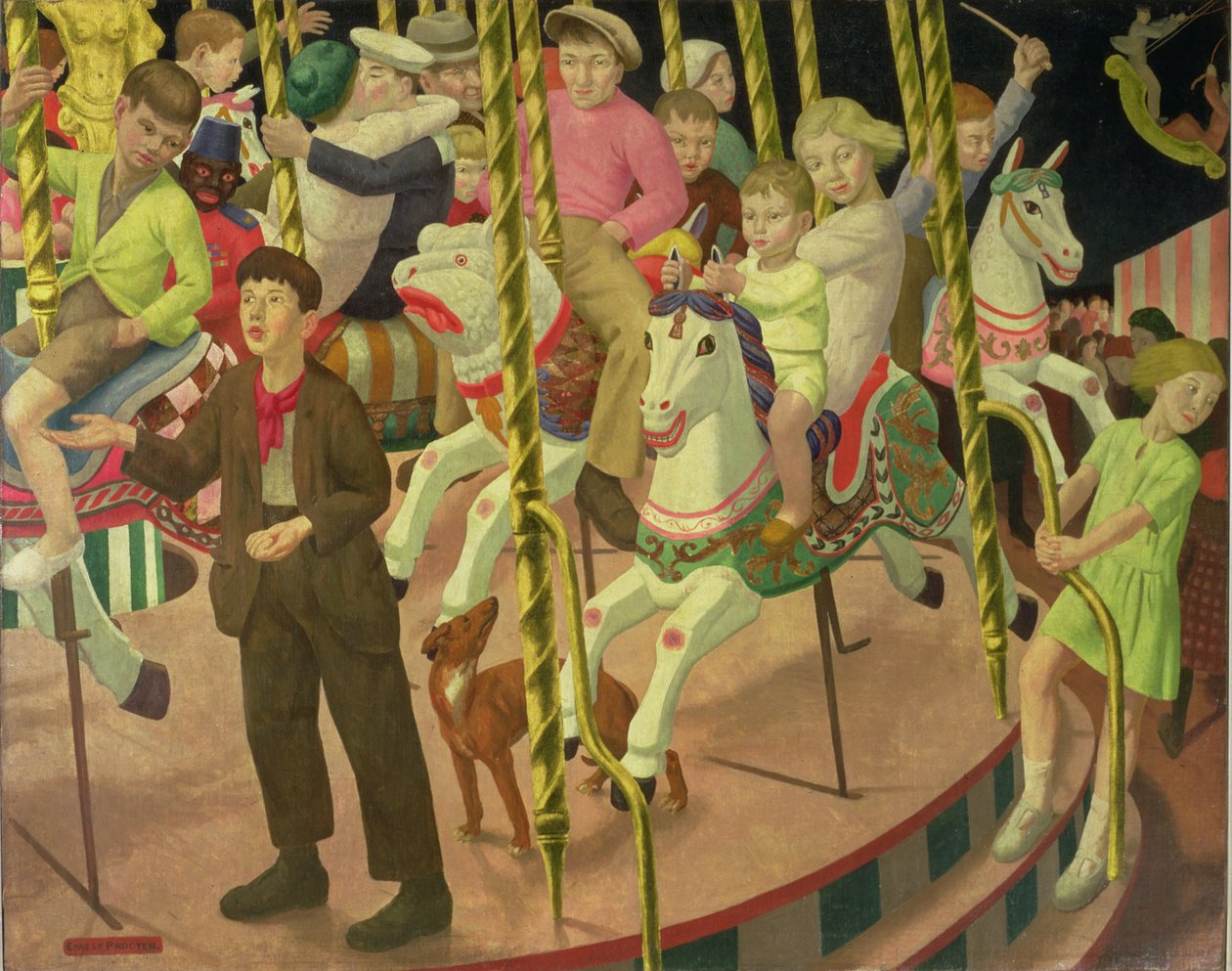 A mulatság, 1924 alkotó: Ernest Procter