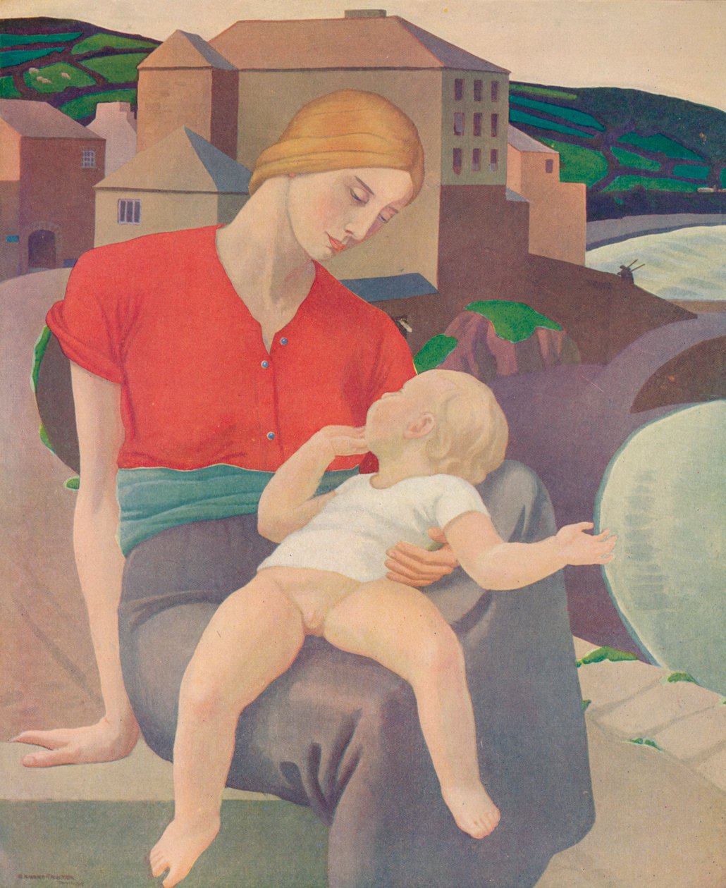 A kikötői szűz, 1915, c1932 alkotó: Ernest Procter