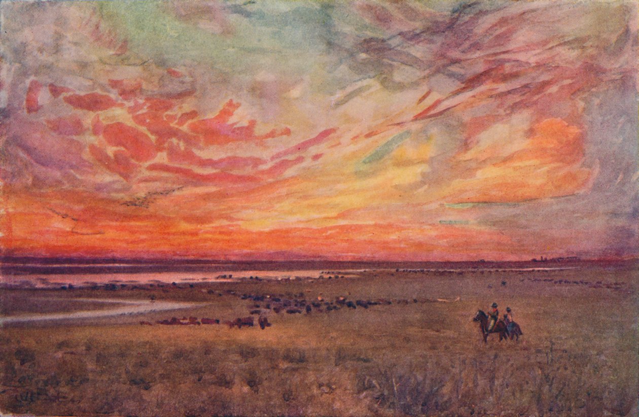 A mező, 1916 alkotó: Ernest William Christmas