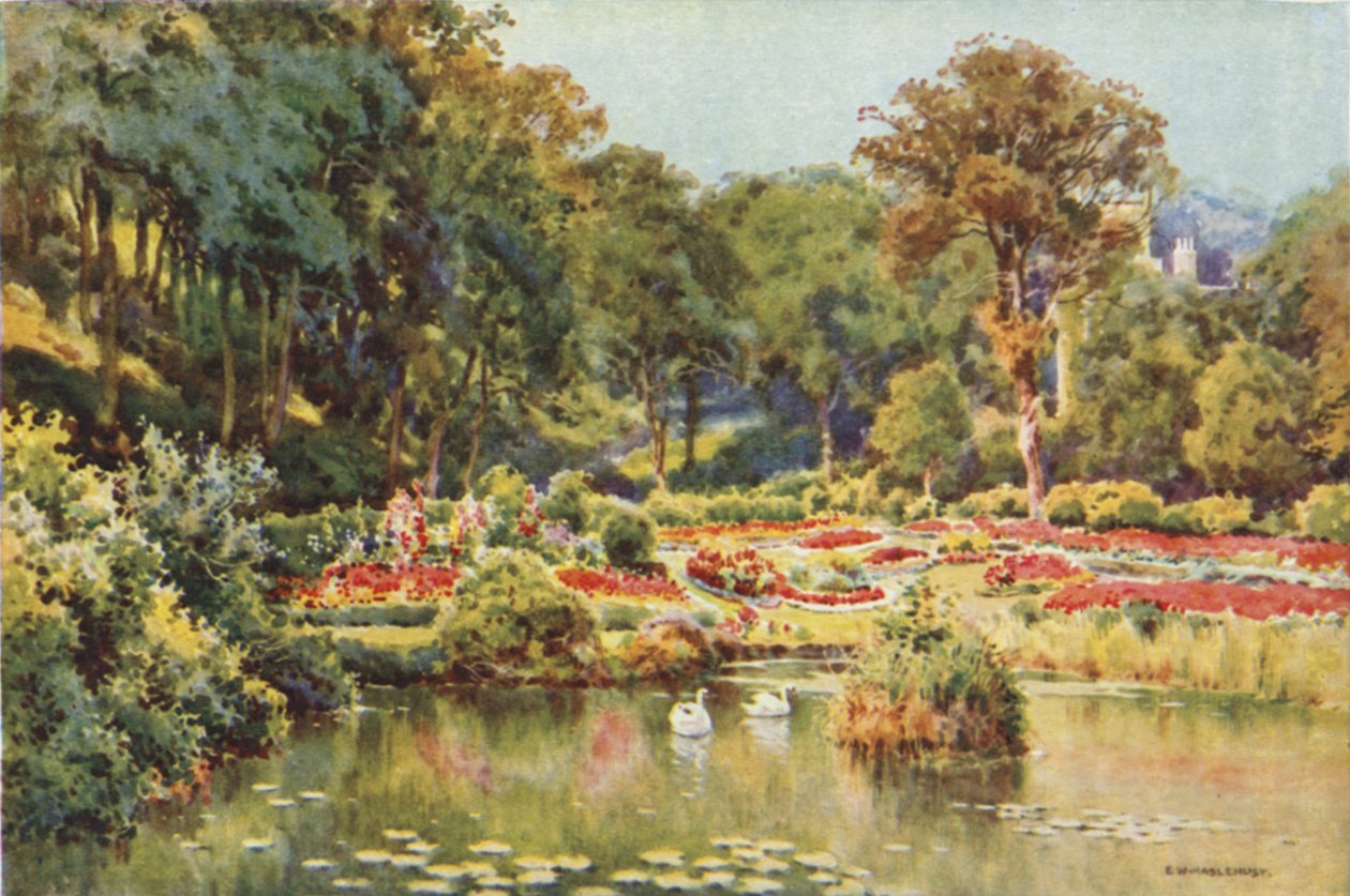 St. Leonards Gardens (színes litó) alkotó: Ernest William Haslehust