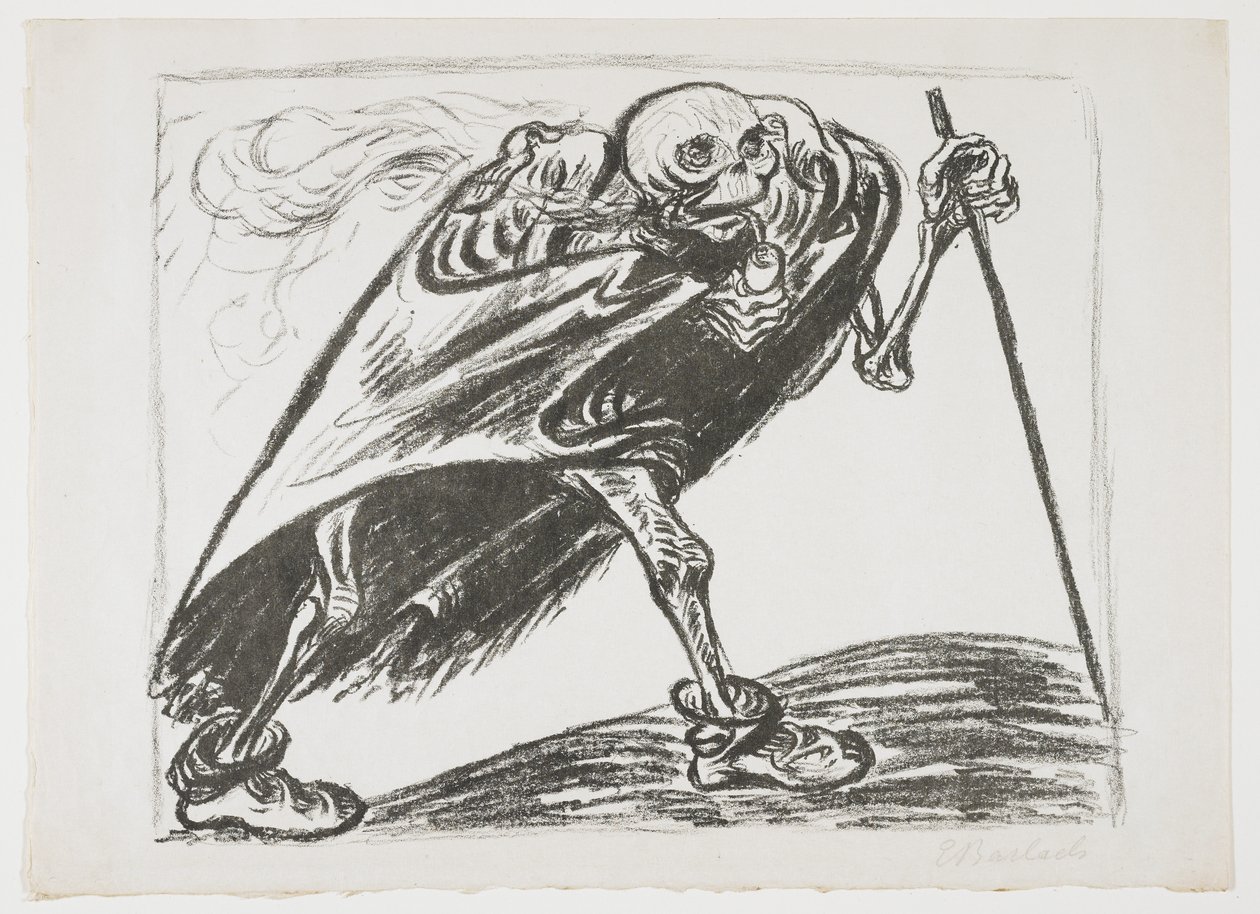 Vándorló halál, 1923 alkotó: Ernst Barlach