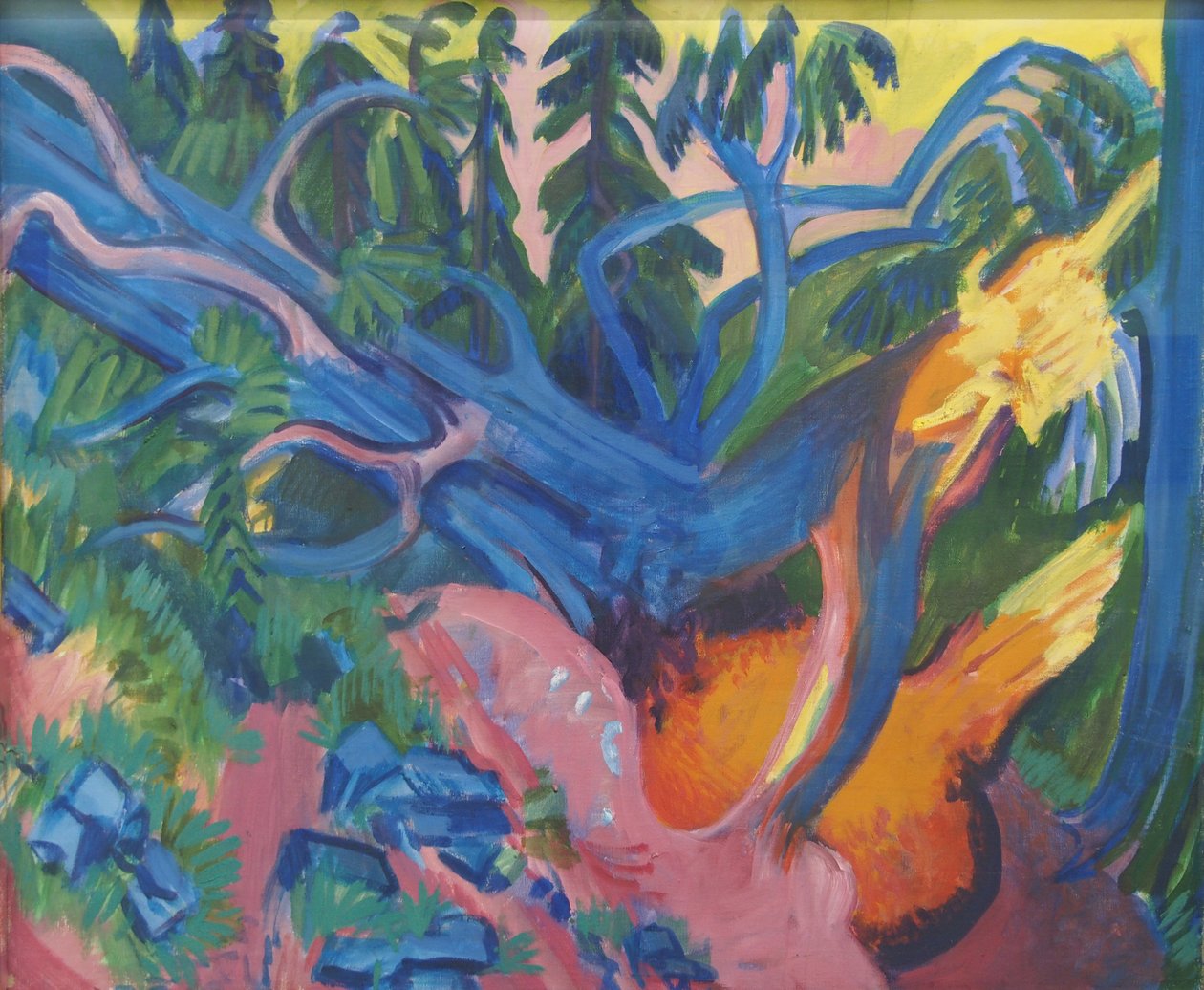 Kihajtott fa alkotó: Ernst Ludwig Kirchner