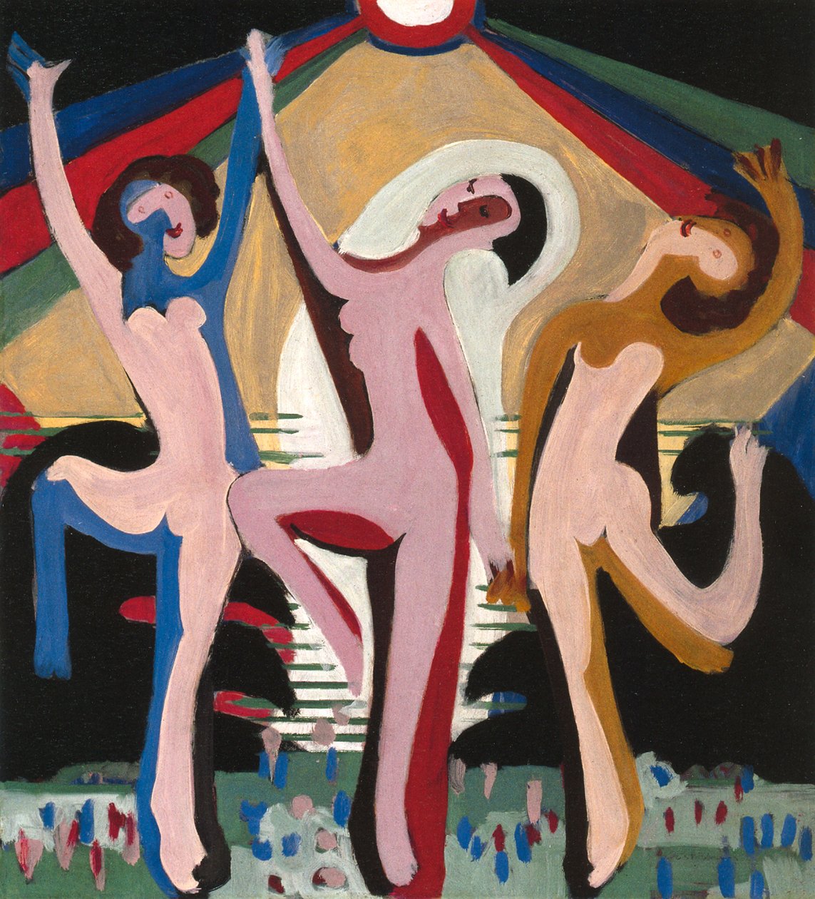 Színes tánc alkotó: Ernst Ludwig Kirchner