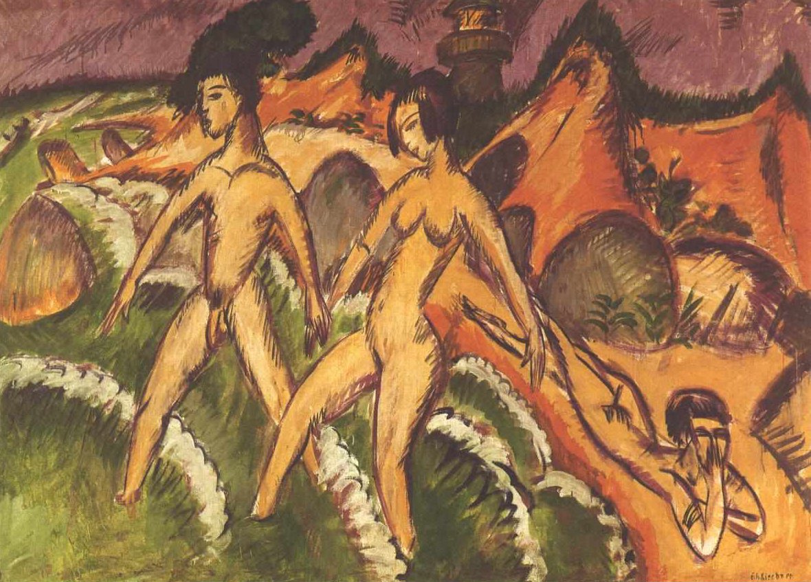 Lépés a tengerbe alkotó: Ernst Ludwig Kirchner