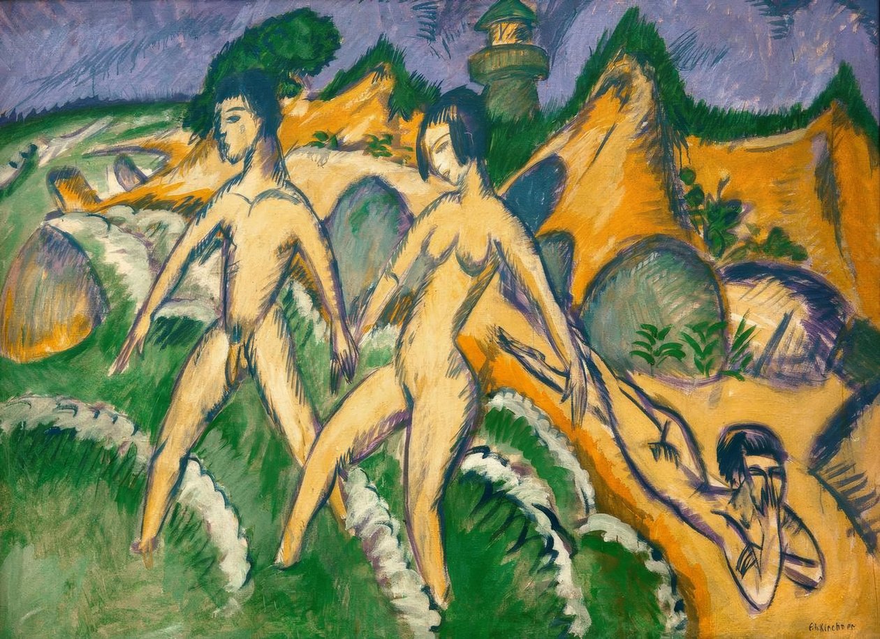 Belépés a tengerbe alkotó: Ernst Ludwig Kirchner
