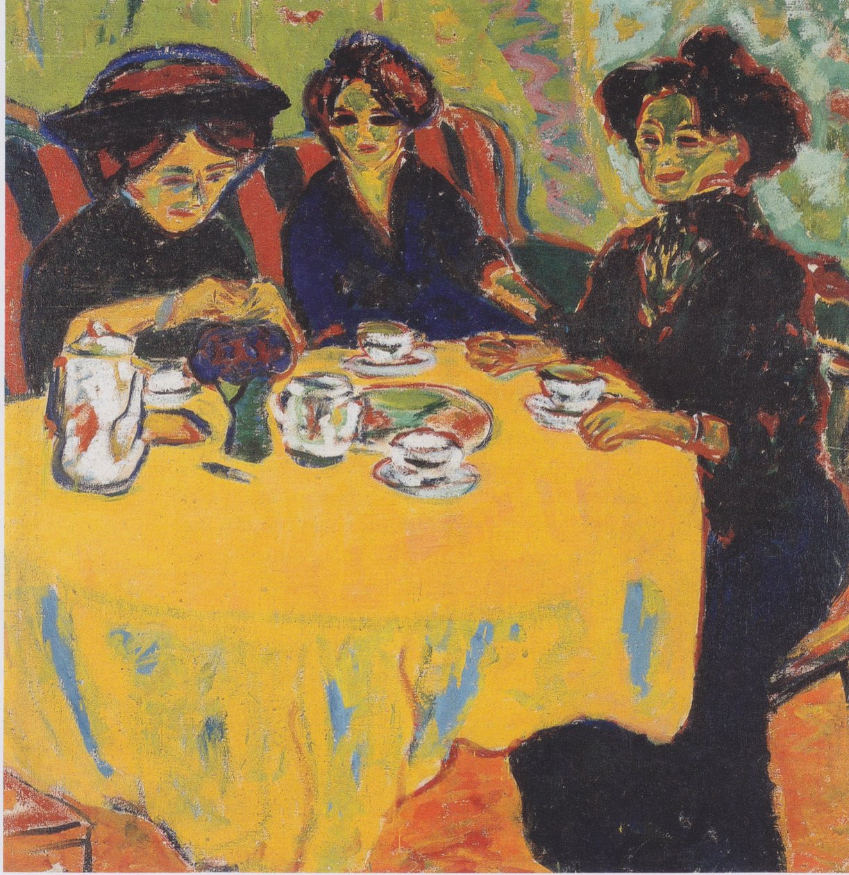 Kávézóasztal alkotó: Ernst Ludwig Kirchner