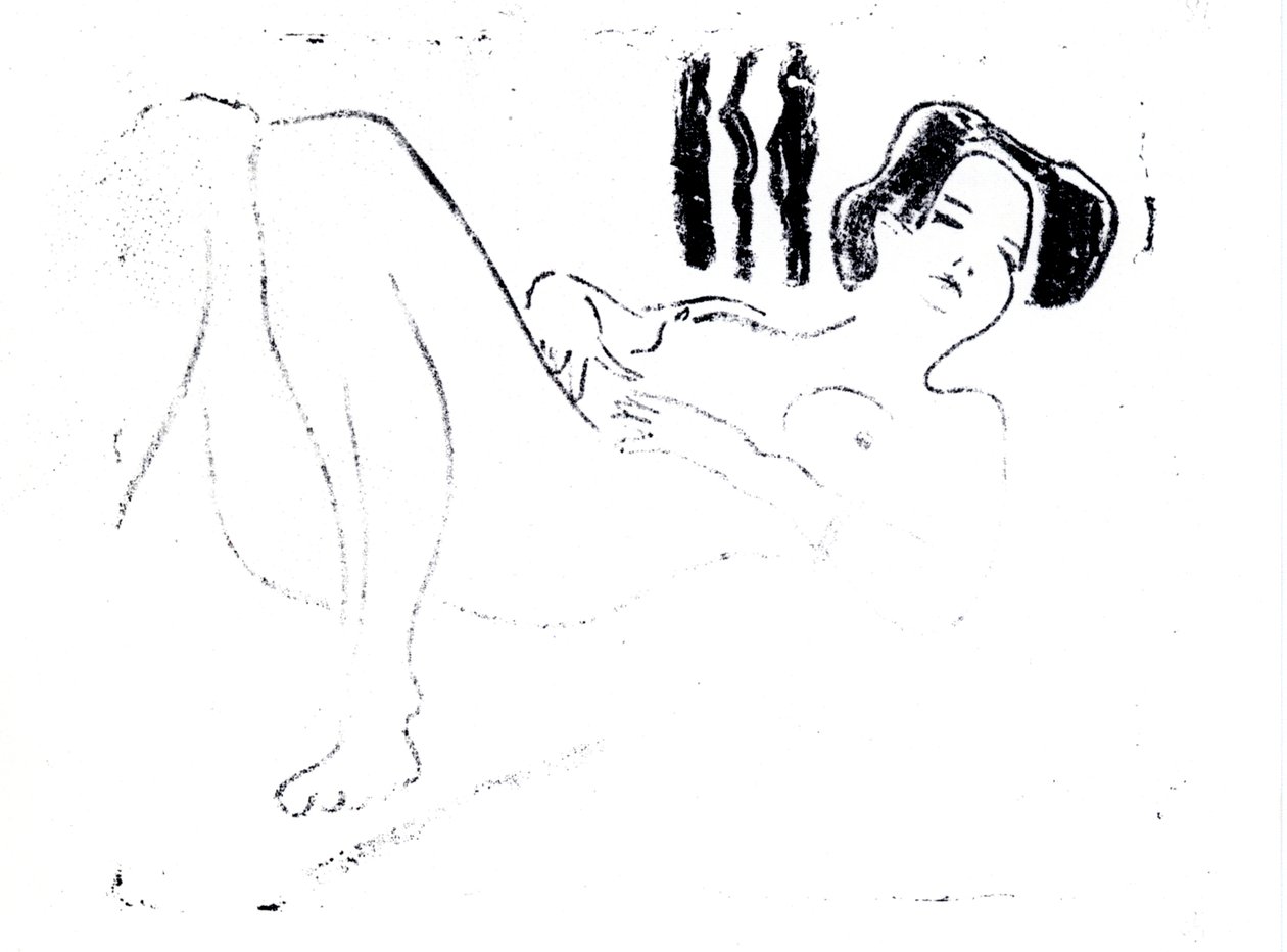 Fekvő női akt alkotó: Ernst Ludwig Kirchner