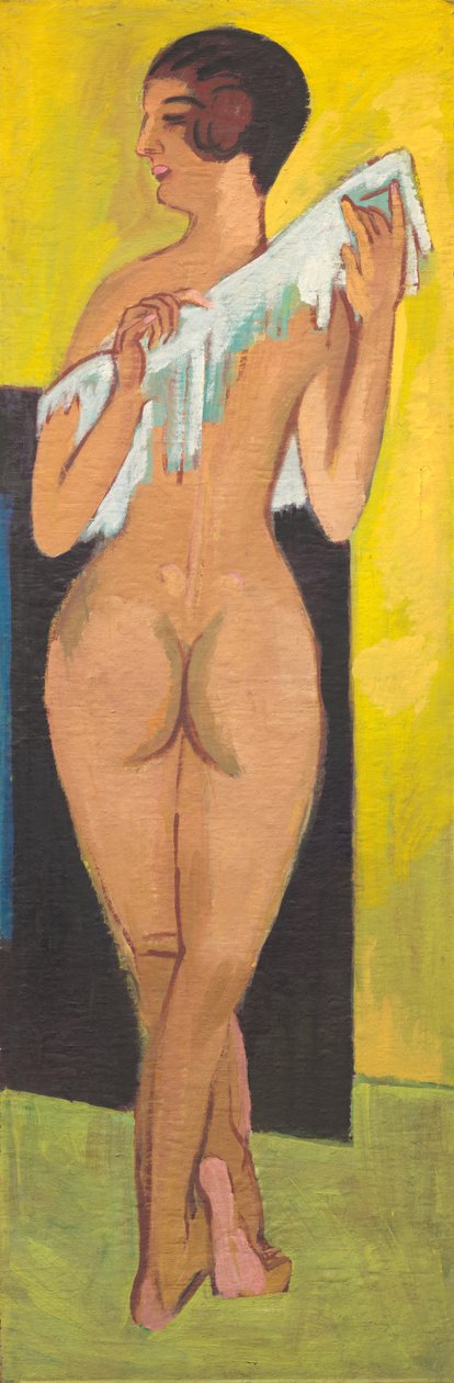 Meztelen ábra alkotó: Ernst Ludwig Kirchner