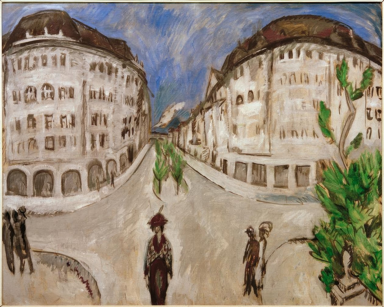 A Stadtpark Schöneberg utcában alkotó: Ernst Ludwig Kirchner