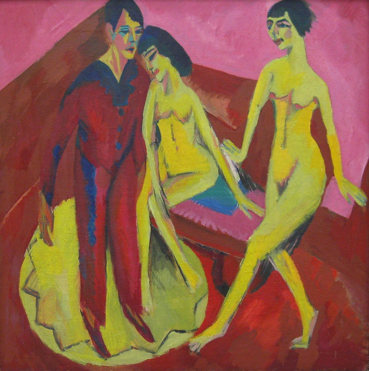 Tánciskola alkotó: Ernst Ludwig Kirchner