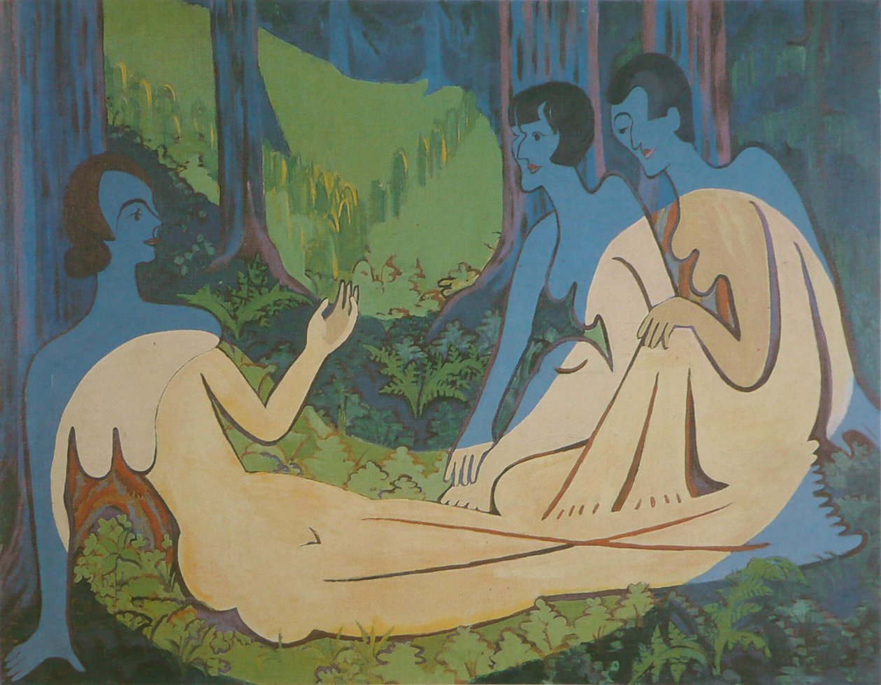 Három akt alkotó: Ernst Ludwig Kirchner