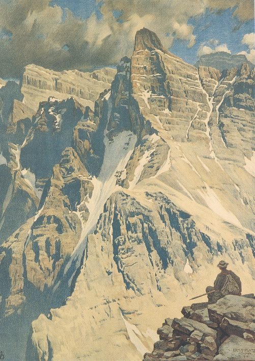 Kaltwasserkarspitze in Karwendel alkotó: Ernst Platz