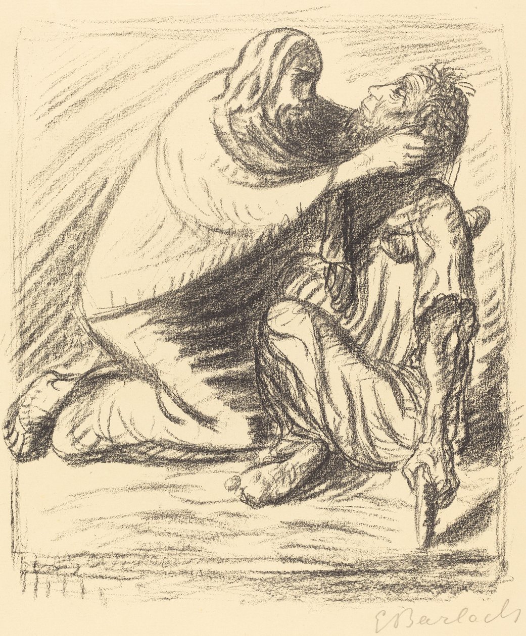Boldogok az irgalmasok alkotó: Ernst Barlach