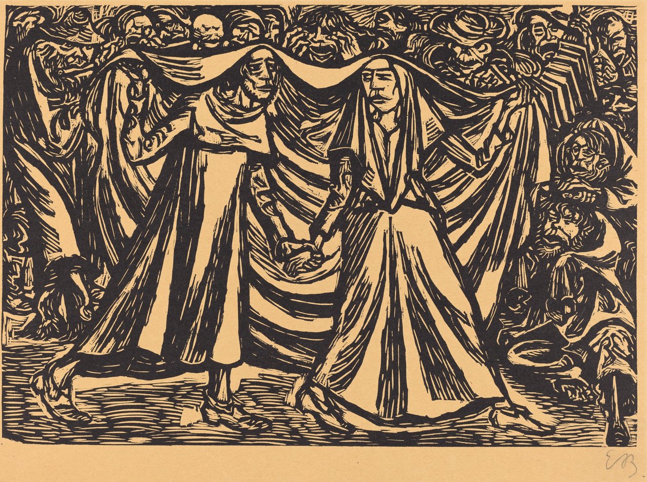 A haláltánc II alkotó: Ernst Barlach