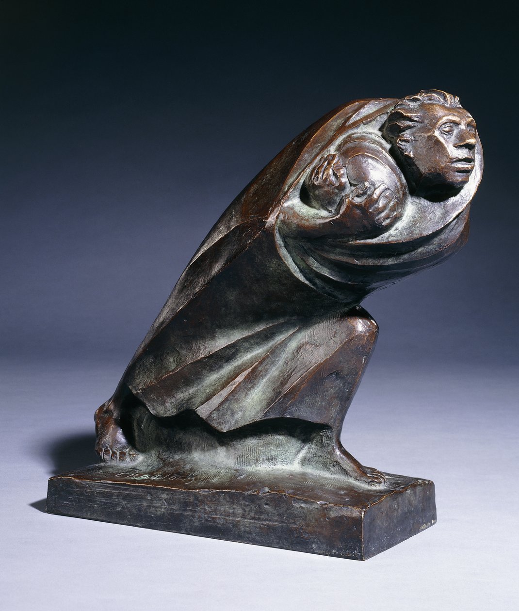 A menekült; A menekült alkotó: Ernst Barlach