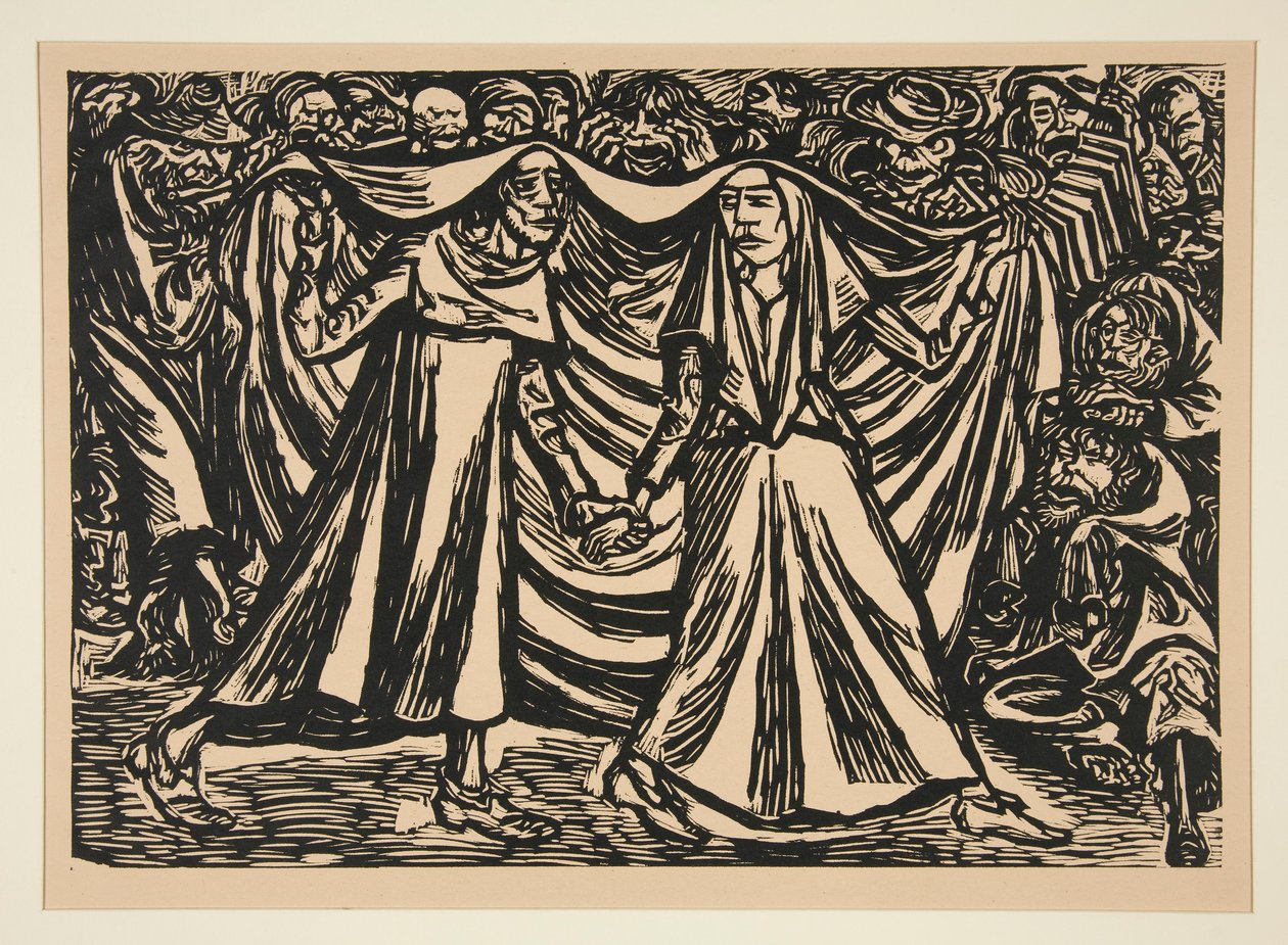 Totentanz II (Haláltánc II) alkotó: Ernst Barlach