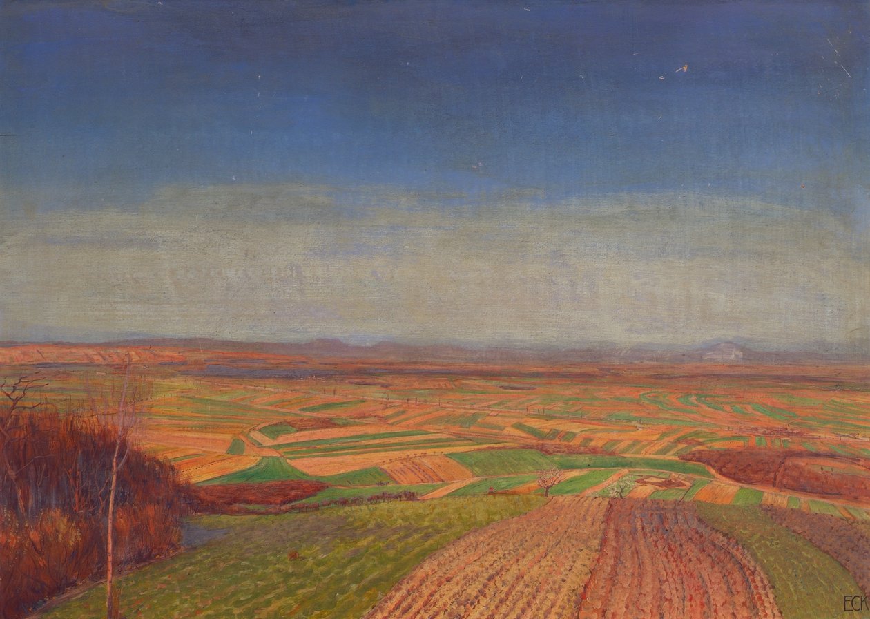 Marchfeld vom Bisamberg alkotó: Ernst Eck