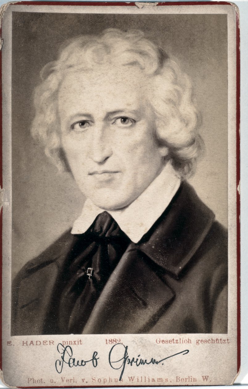 Jacob Grimm portréja alkotó: Ernst Hader