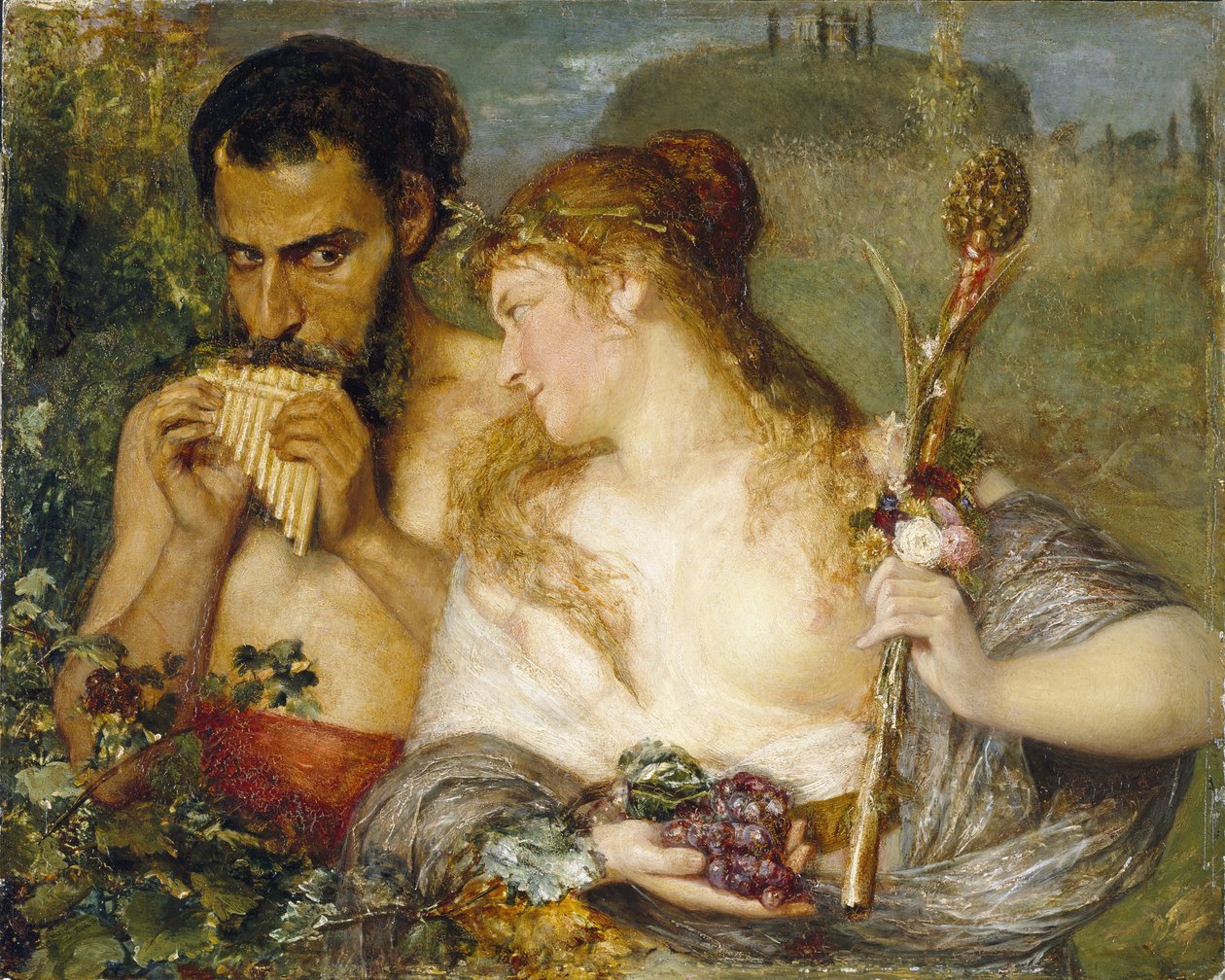 Nimfa és faun, 1878 alkotó: Ernst Josephson