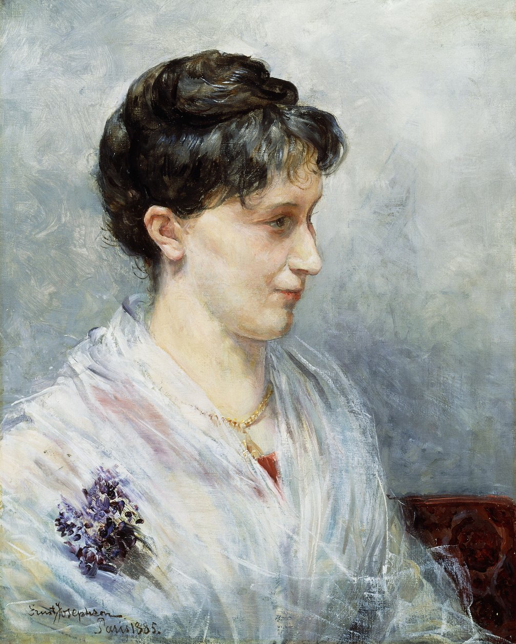 Mária portréja alkotó: Ernst Josephson