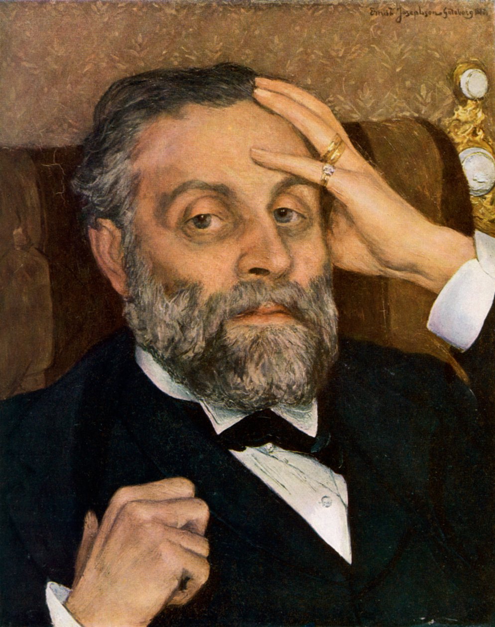 Pontus Furstenberg portréja, 1883 1945. alkotó: Ernst Josephson