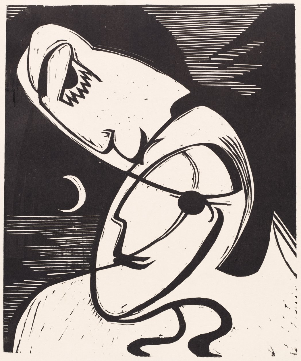 A csók, 1930. alkotó: Ernst Ludwig Kirchner