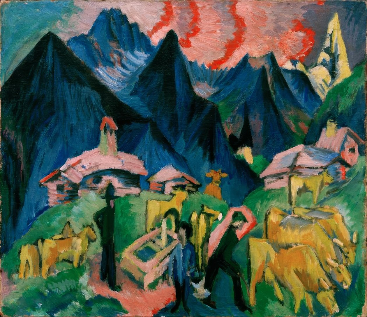 Alpesi élet alkotó: Ernst Ludwig Kirchner