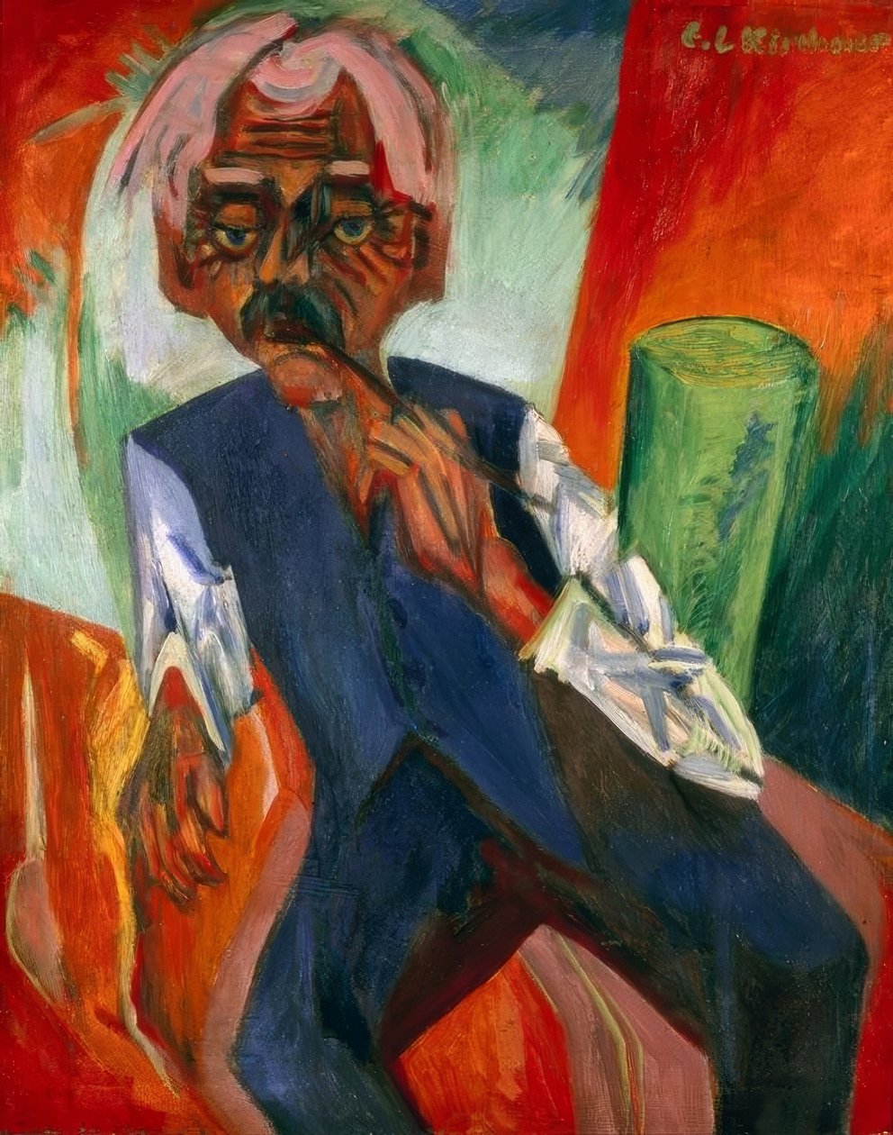 Öreg gazda alkotó: Ernst Ludwig Kirchner