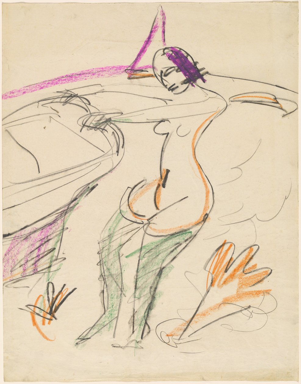 Fürdős alkotó: Ernst Ludwig Kirchner