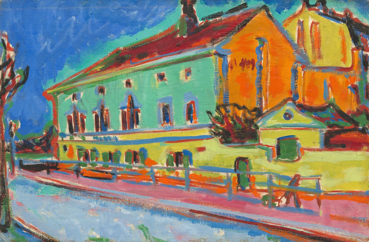Dance Hall Bellevue [előlap] alkotó: Ernst Ludwig Kirchner