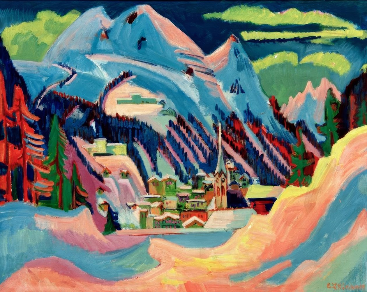 Davos télen alkotó: Ernst Ludwig Kirchner