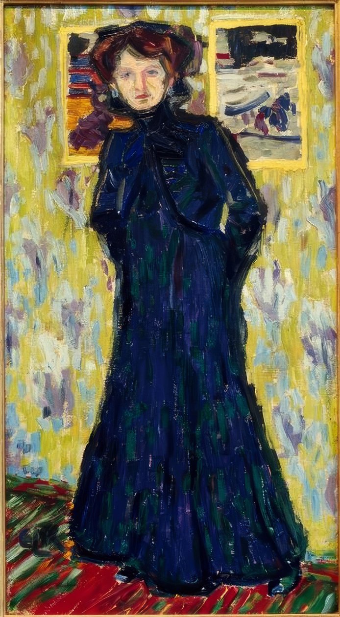 Doris, állva alkotó: Ernst Ludwig Kirchner