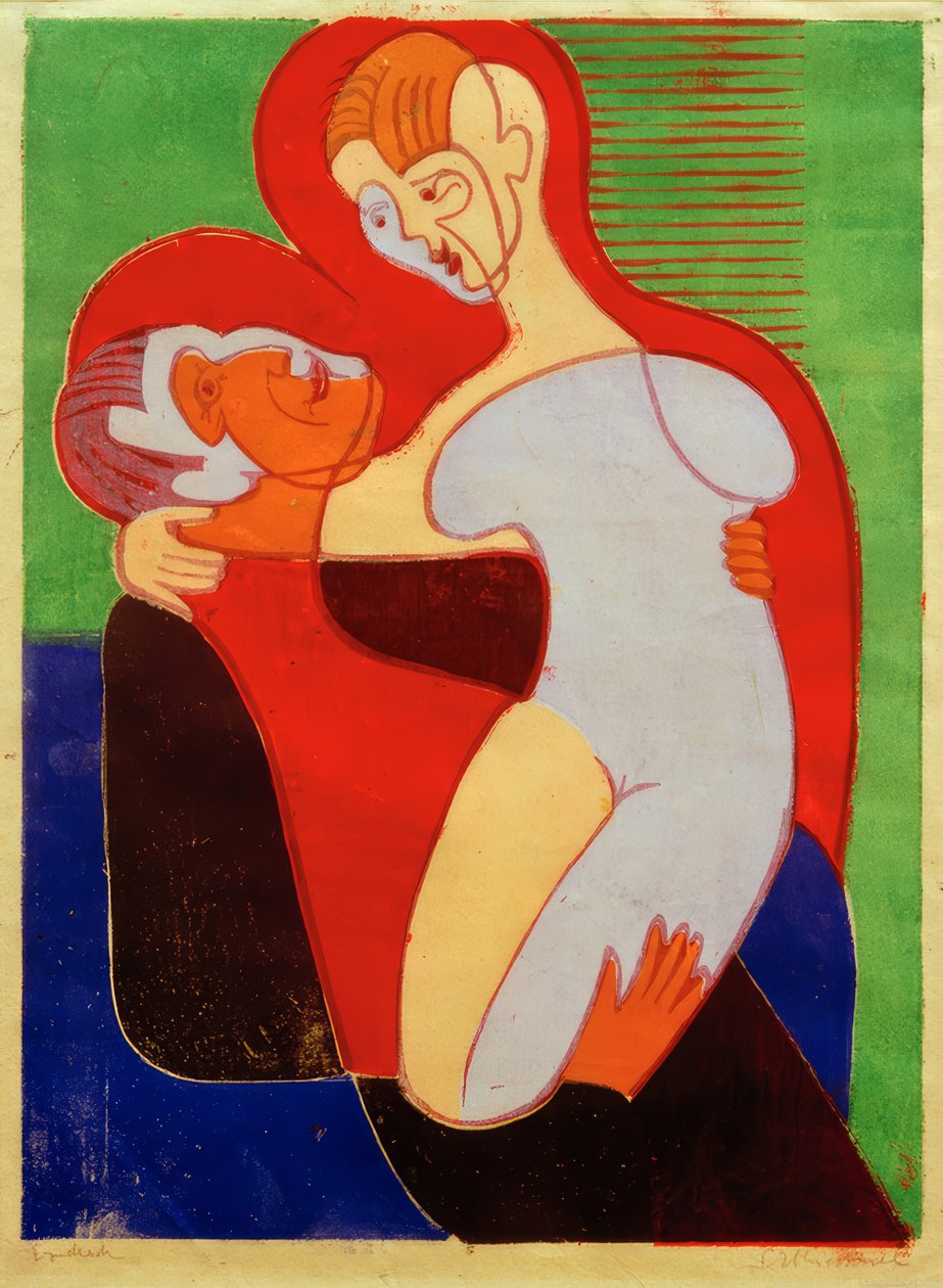 E.L. Kirchner, szerelmesek (The Hembusse) alkotó: Ernst Ludwig Kirchner