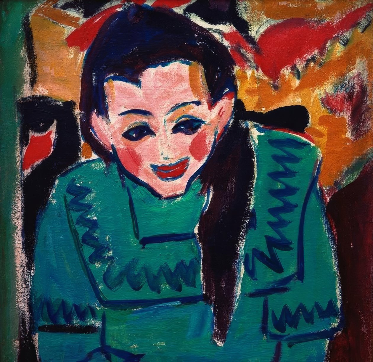 Fränzi alkotó: Ernst Ludwig Kirchner
