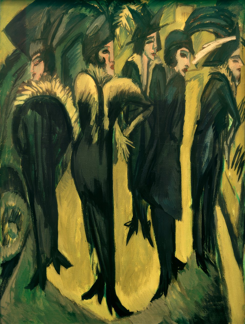 Öt nő az utcán alkotó: Ernst Ludwig Kirchner