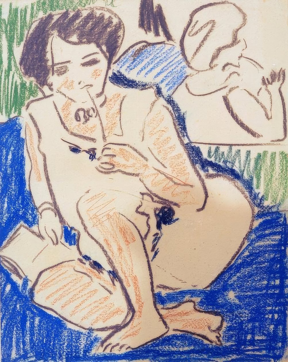 Guggoló dodó könyvvel alkotó: Ernst Ludwig Kirchner