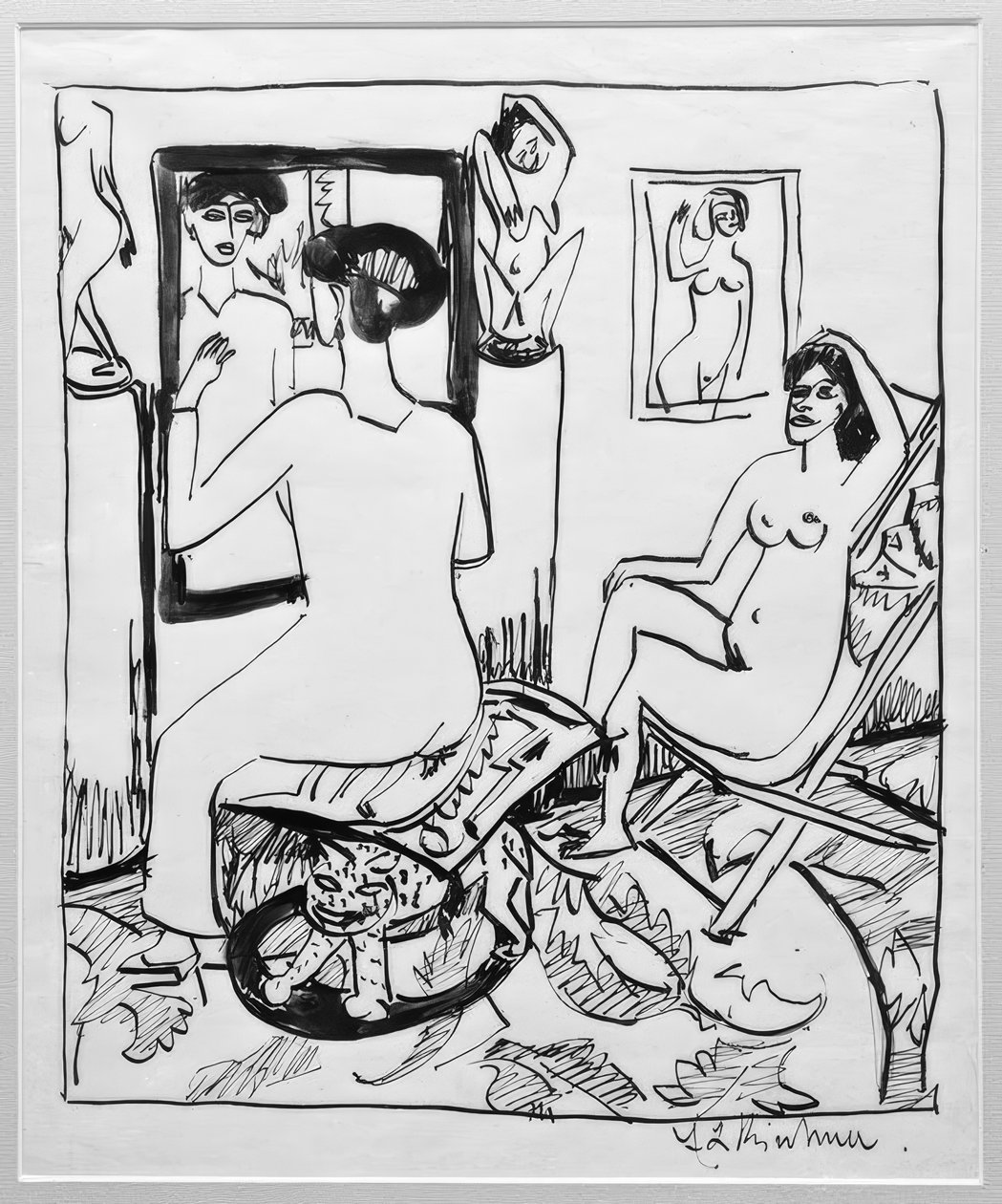 Belső II alkotó: Ernst Ludwig Kirchner