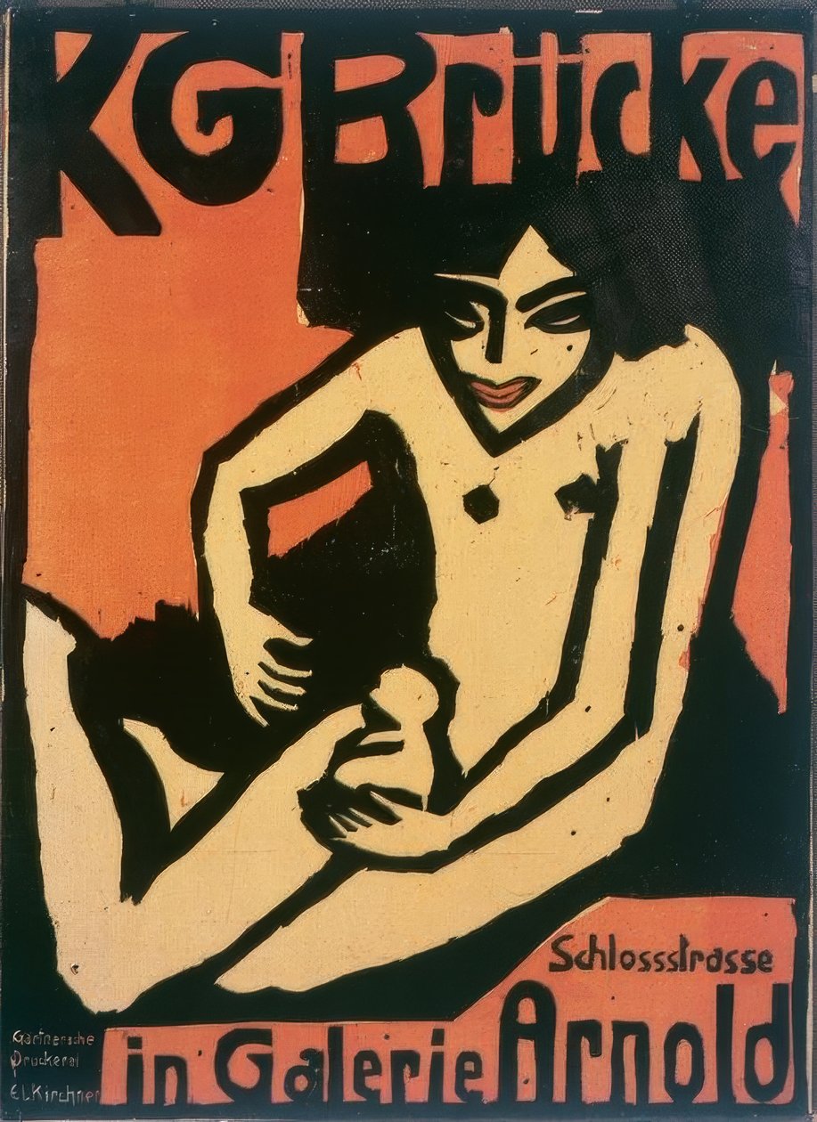 KG Bridge / in Galéria Arnold alkotó: Ernst Ludwig Kirchner