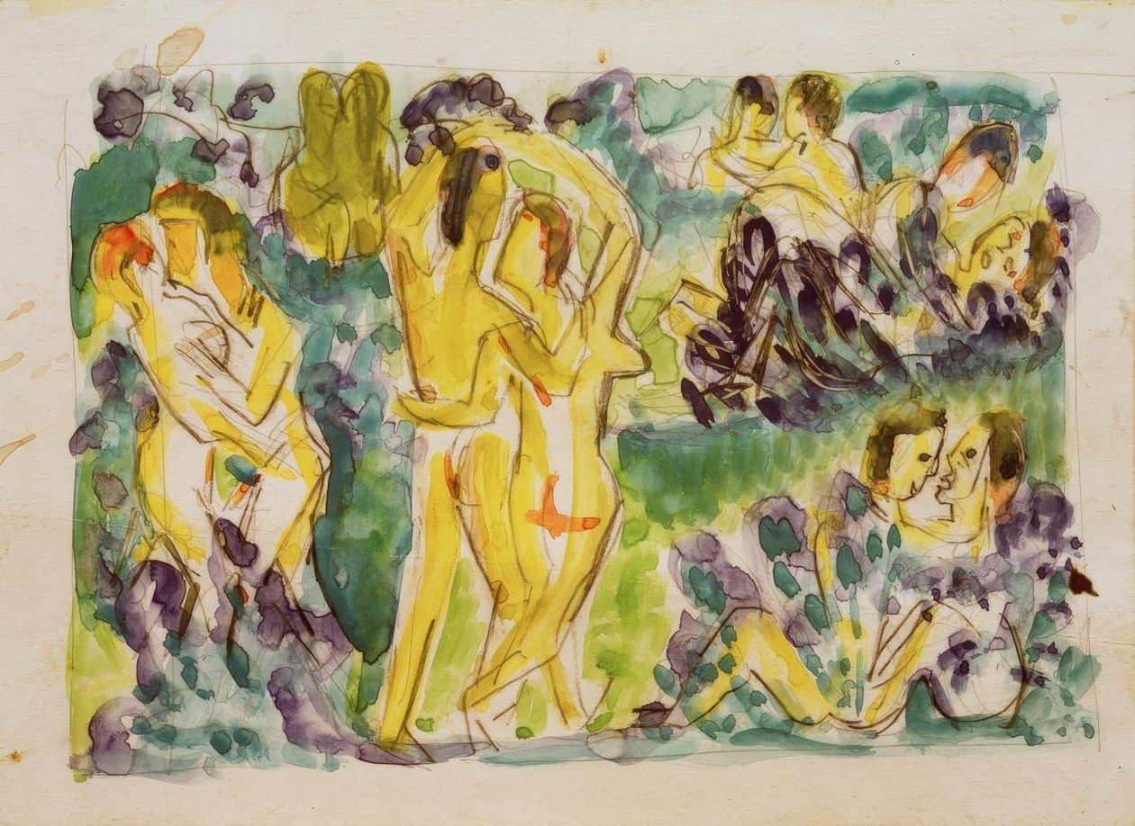 Szerelem kert alkotó: Ernst Ludwig Kirchner