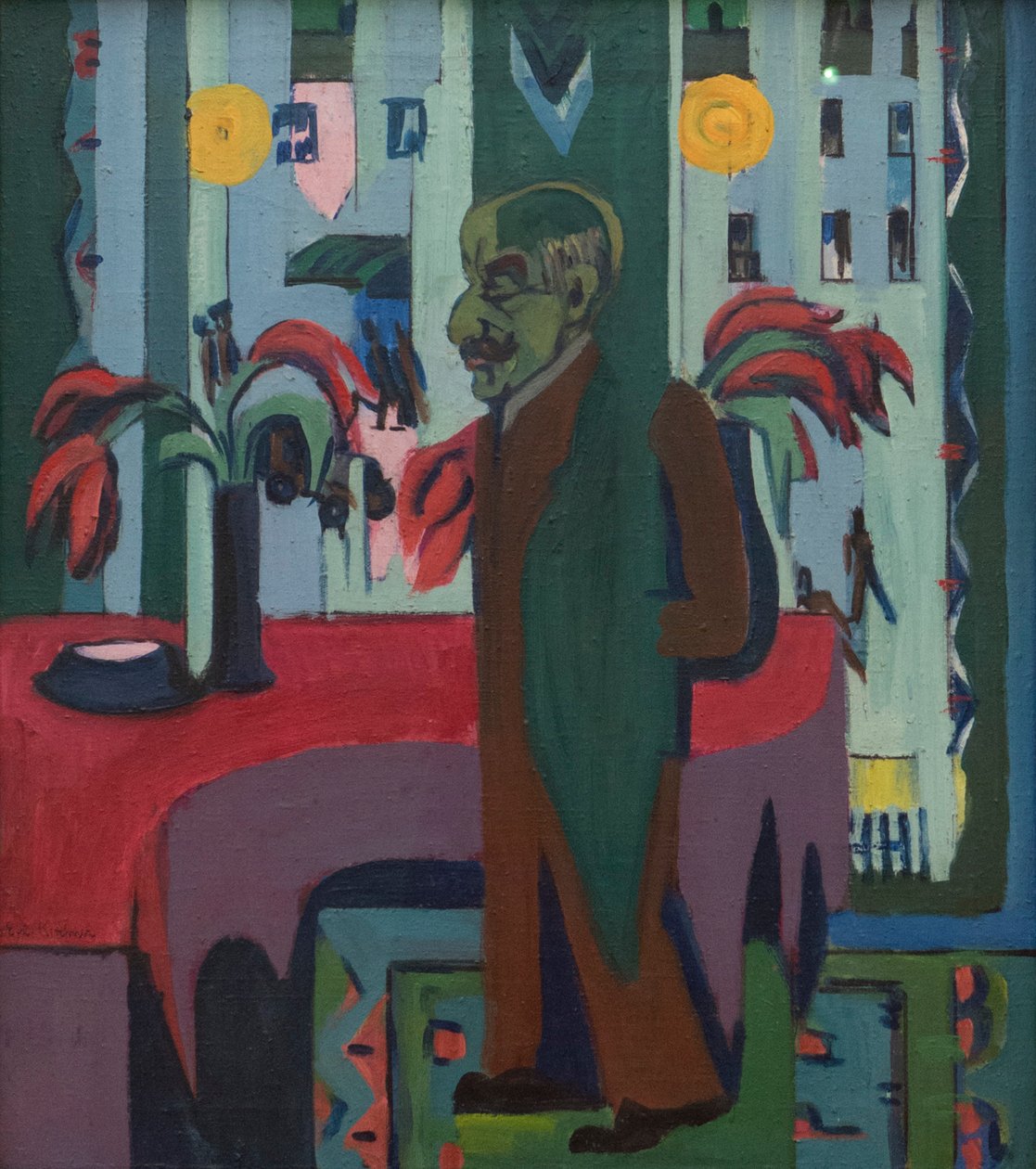 Max Liebermann műtermében, 1926-1928. alkotó: Ernst Ludwig Kirchner