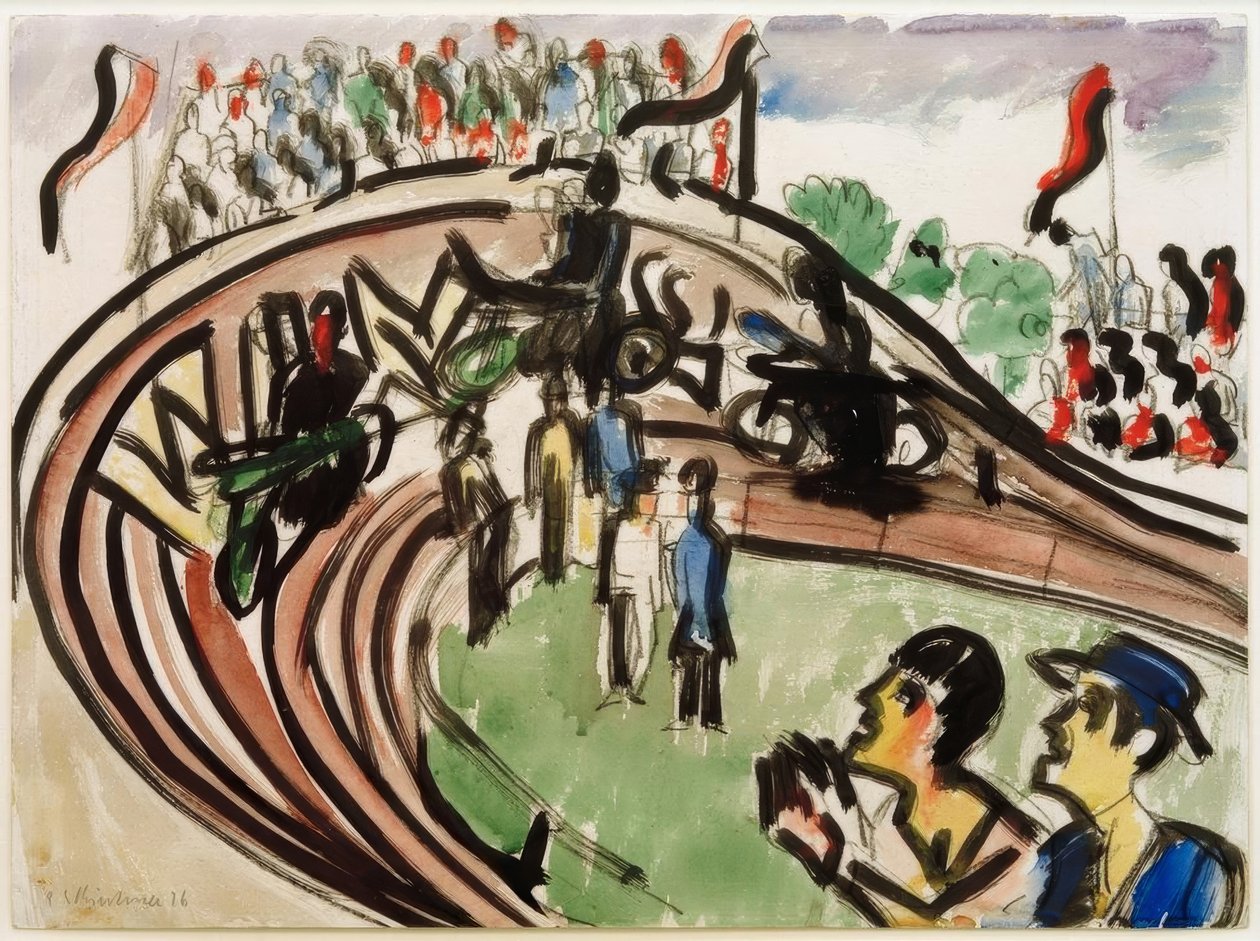 motorversenyzés alkotó: Ernst Ludwig Kirchner