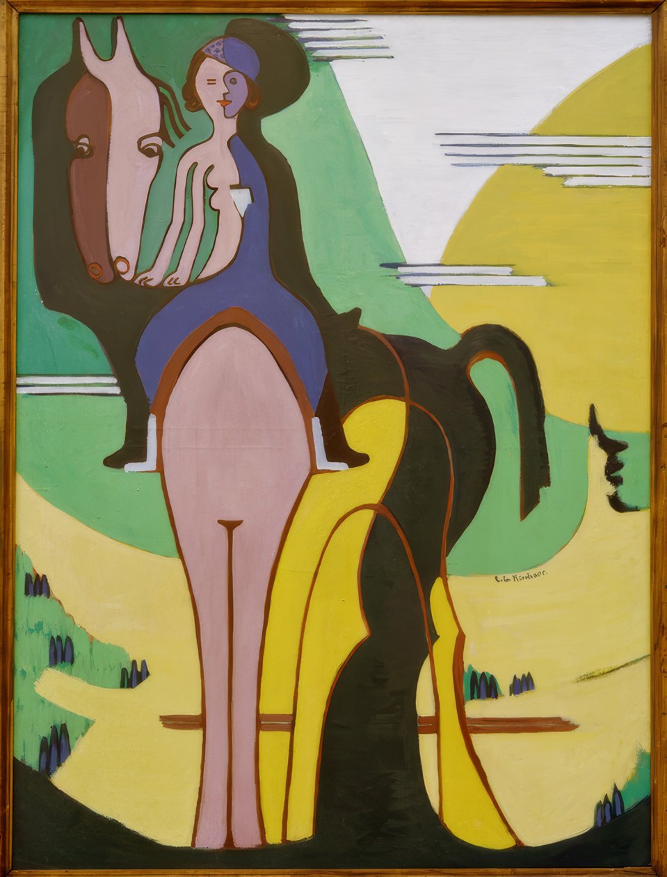 Lovas alkotó: Ernst Ludwig Kirchner