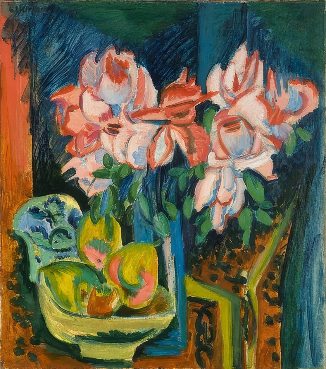 Rosen. 1918 alkotó: Ernst Ludwig Kirchner