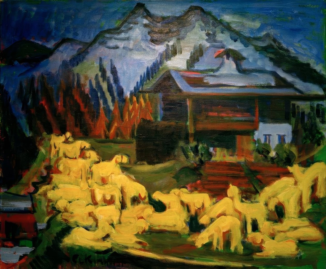 Birkanyáj alkotó: Ernst Ludwig Kirchner