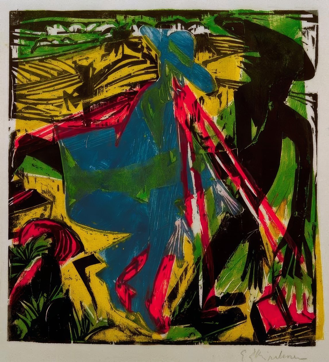Schlemihl találkozása az árnyékkal alkotó: Ernst Ludwig Kirchner